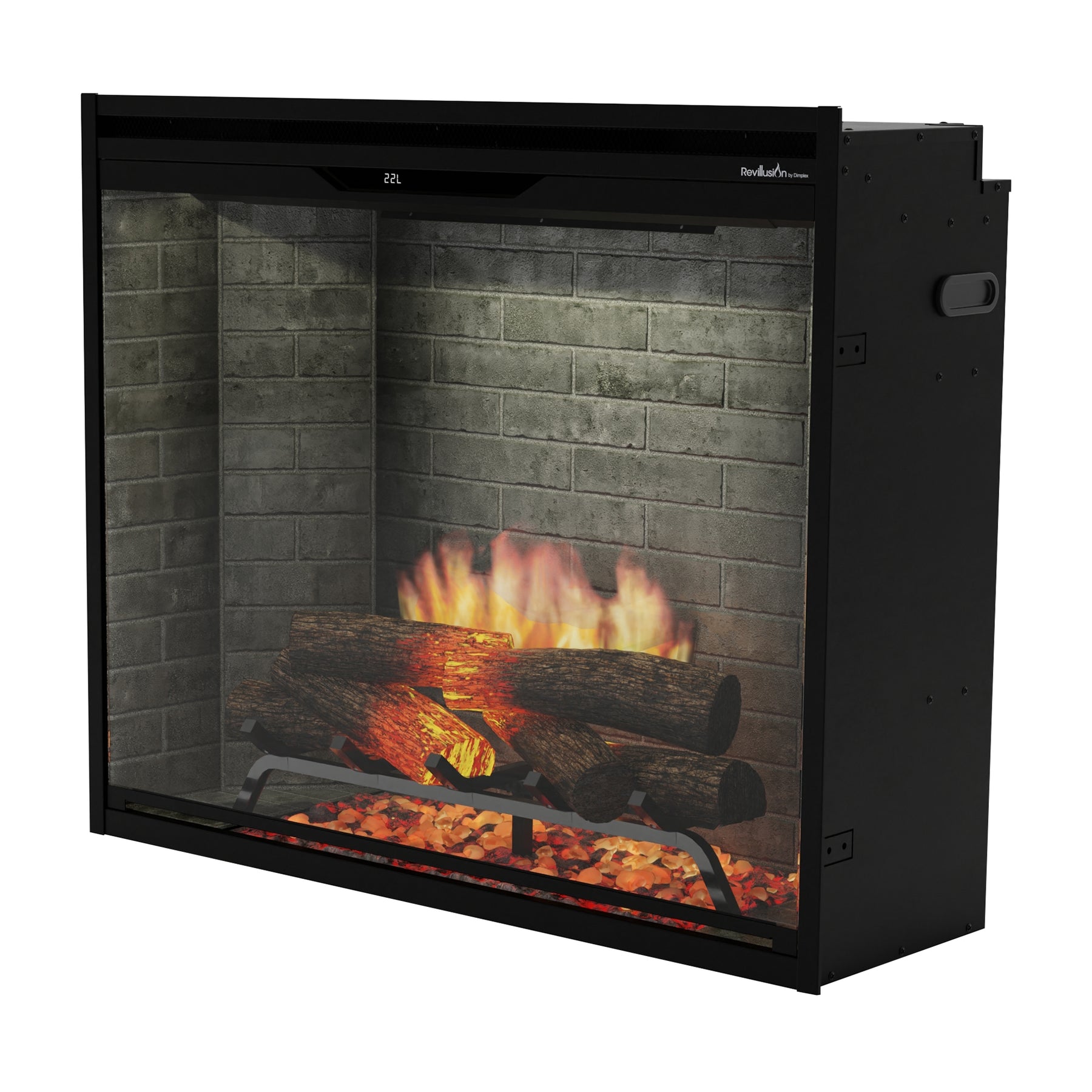 Dimplex Revillusion 36 inch Portrait Built-in Firebox - Neutral Brick product image