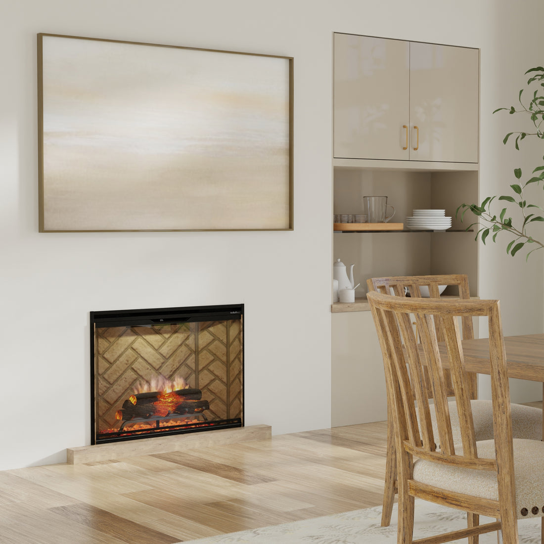 Dimplex Revillusion 42" Built-in Firebox - Herringbone