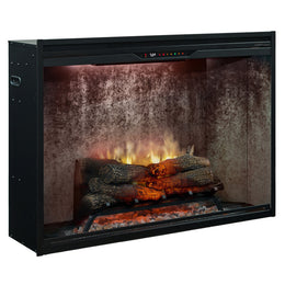 Dimplex Revillusion 42 inch Built-in Firebox - Weathered Concrete lifestyle view