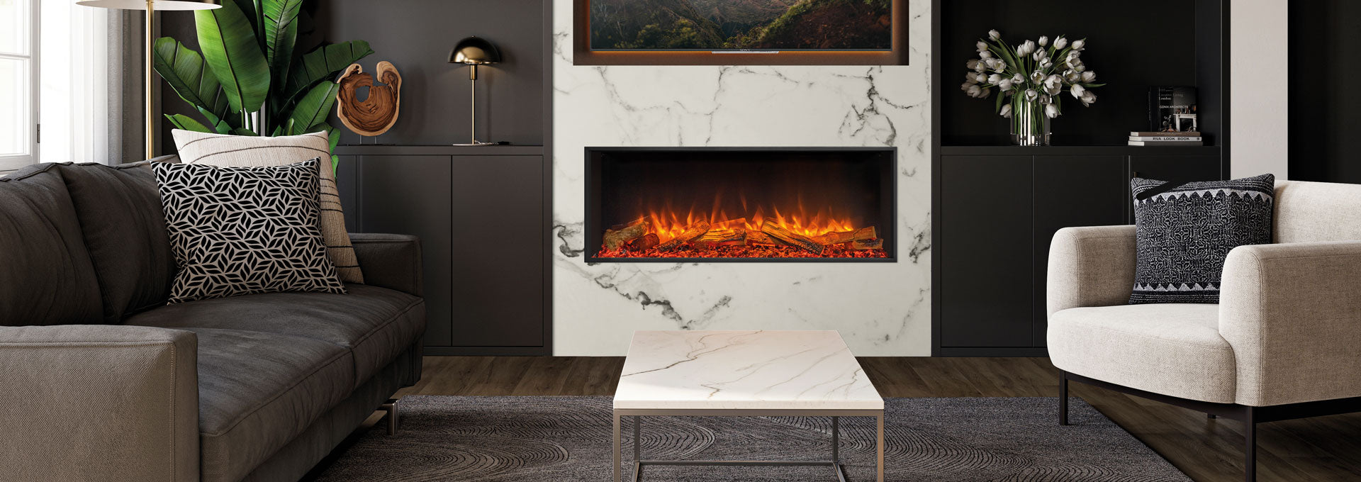 Regency Skope 43 inch 3-Sided Built-in electric fireplace
