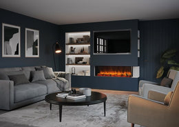 Regency Skope 43 inch 3-Sided Built-in Electric Fireplace - E110 (OLD MODEL) flame detail