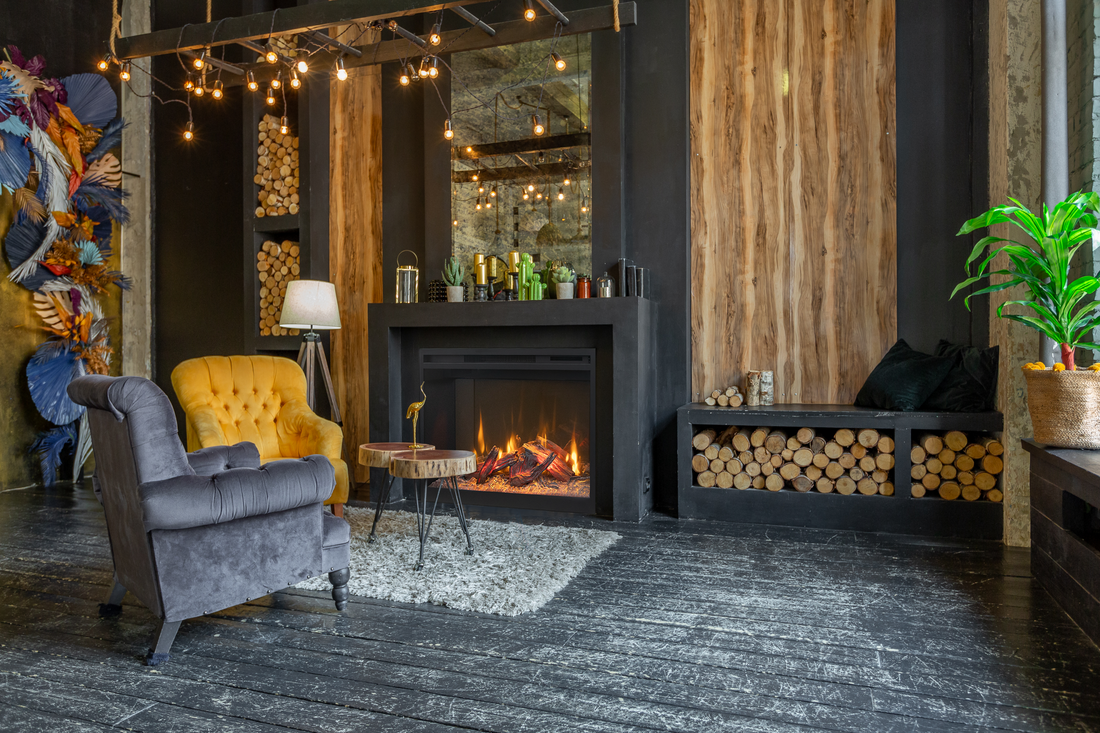 Amantii RusticStone 36" Electric Fireplace - RS36