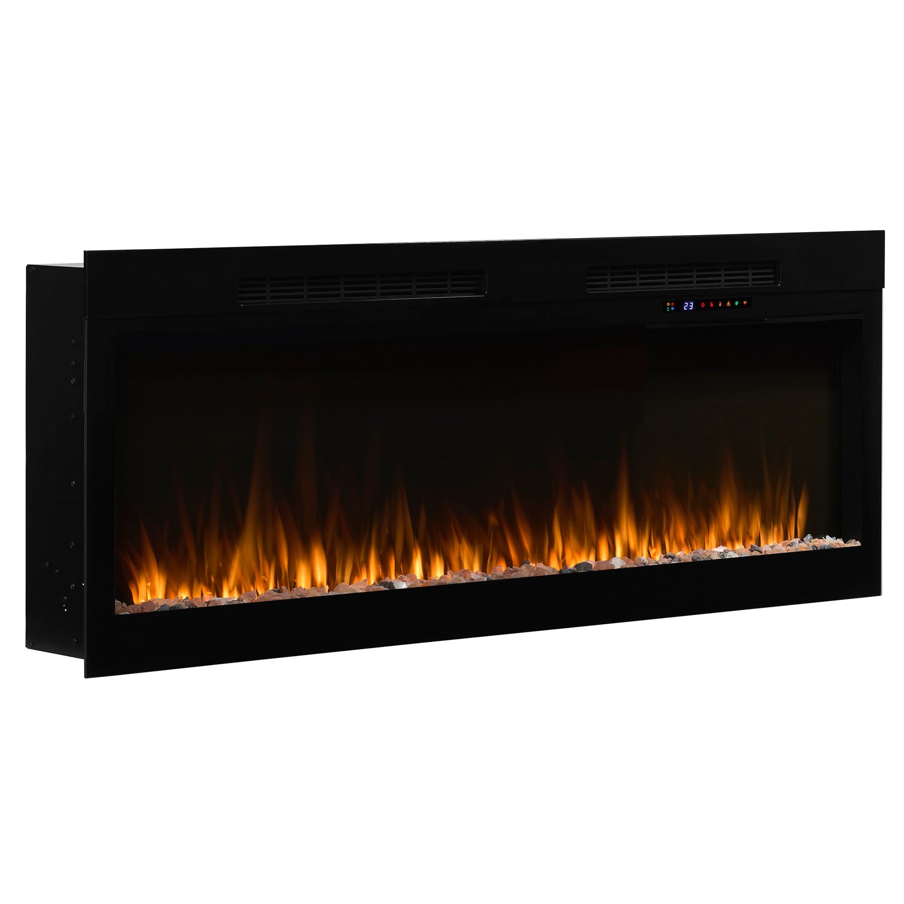 Dimplex Vital Sense 50 inch Linear Electric Fireplace flame detail