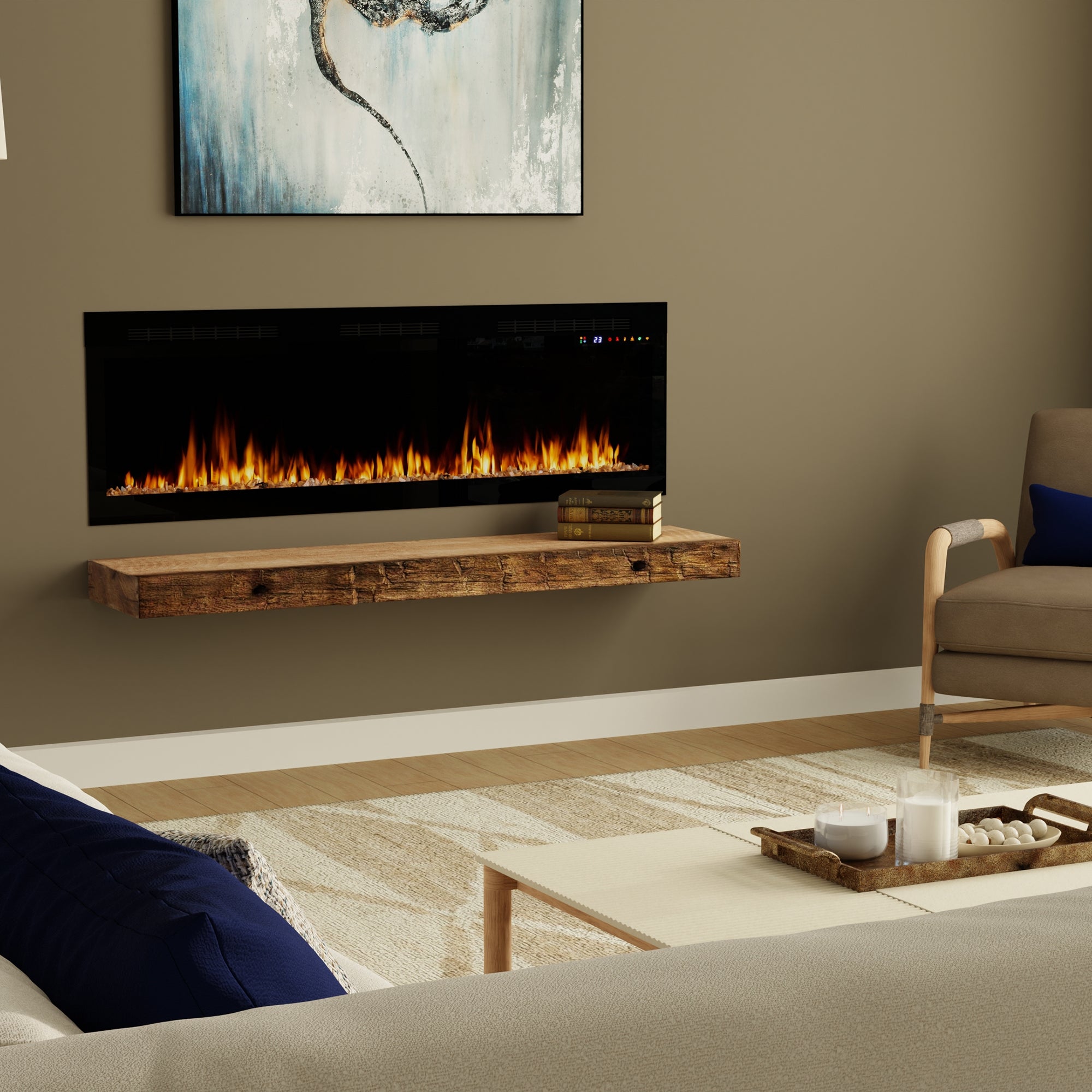 Electric fireplace lifestyle