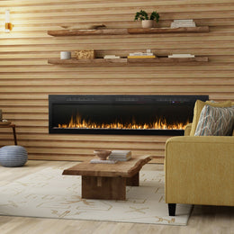 Dimplex Vital Sense 74 inch Linear Electric Fireplace lifestyle view