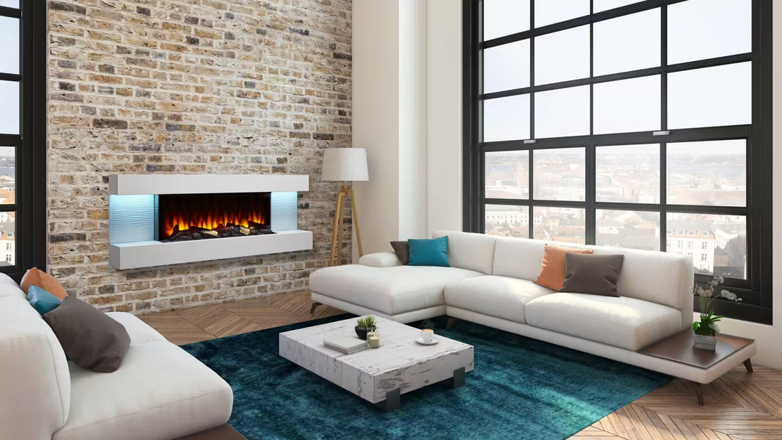 SimpliFire 43" Floating Mantel Kit For Format36 - SF-FM43-WH