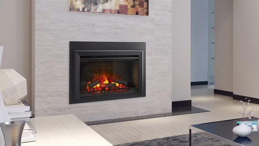 SimpliFire 35 inch Traditional Electric Fireplace Insert lifestyle view