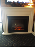 The Sheffield Custom Mantel with Dimplex BFSL33 firebox