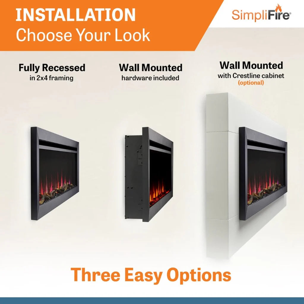 SimpliFire Crestline Wall Mount Surround Kit - WMK-WH-ALLS50