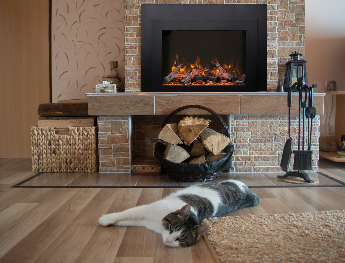 Amantii 48" TRD Bespoke Traditional Electric Fireplace - TRD-48-BESPOKE