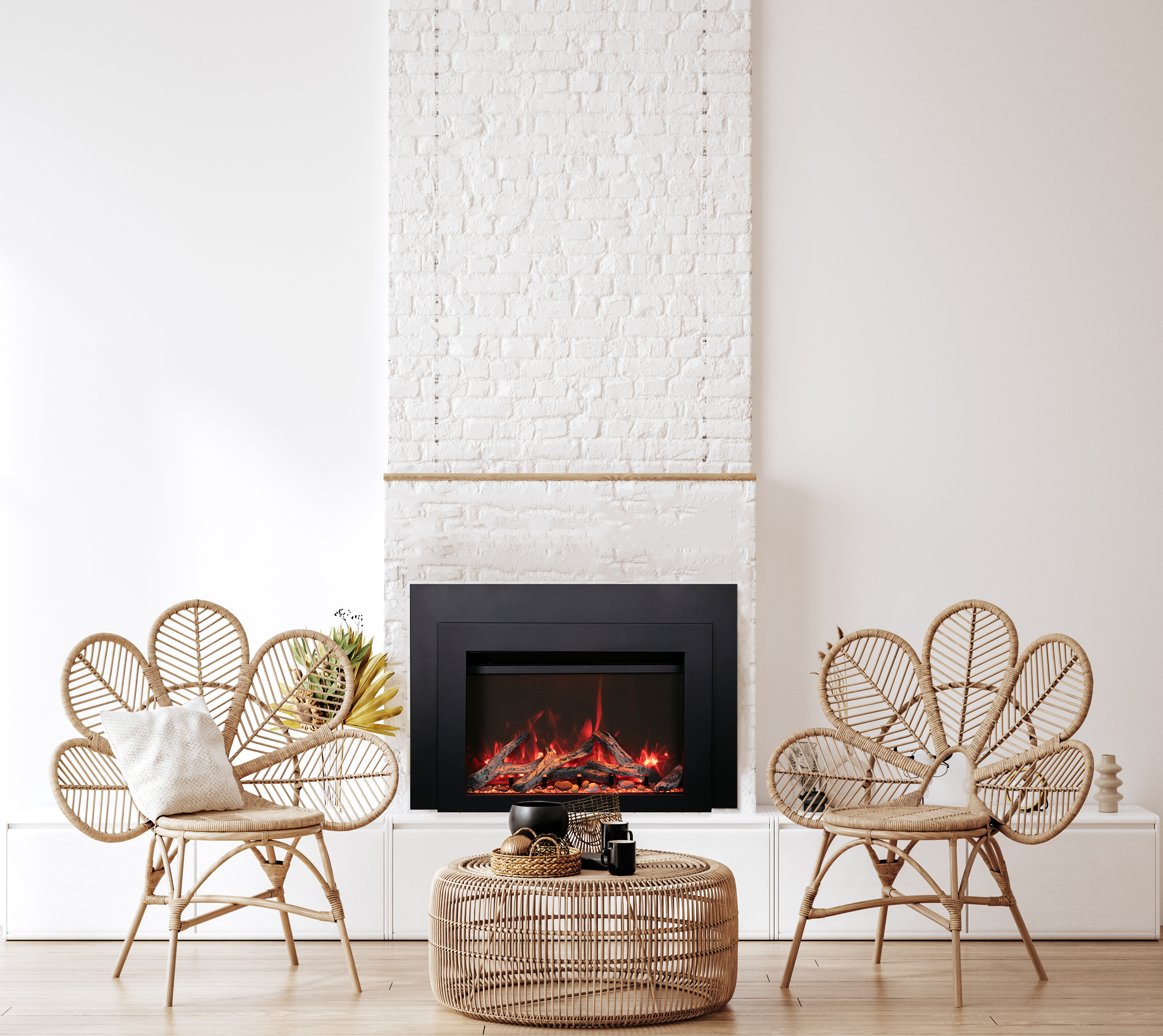 Electric fireplace lifestyle