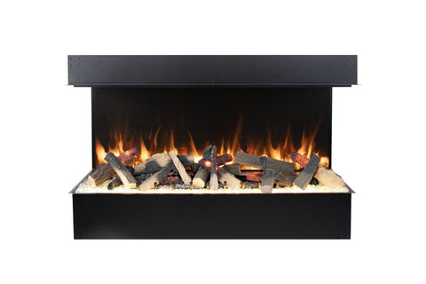 Amantii Signature 75" TruView Series 3-Sided Electric Fireplace