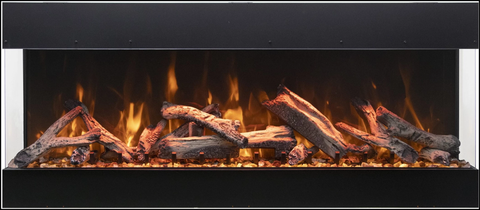 Amantii TRV-45-BESPOKE Smart Indoor/Outdoor 3-Sided Electric Fireplace
