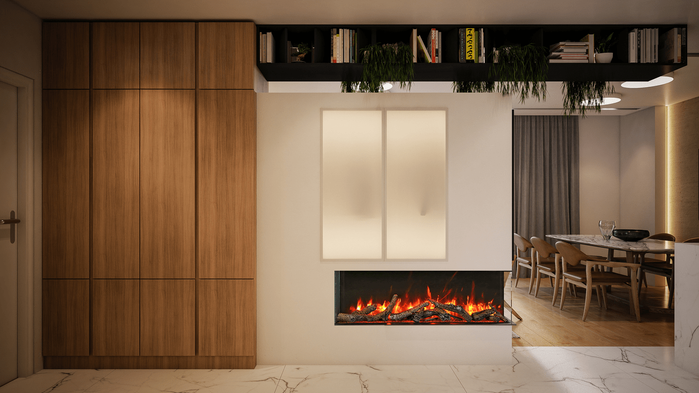 Electric fireplace lifestyle