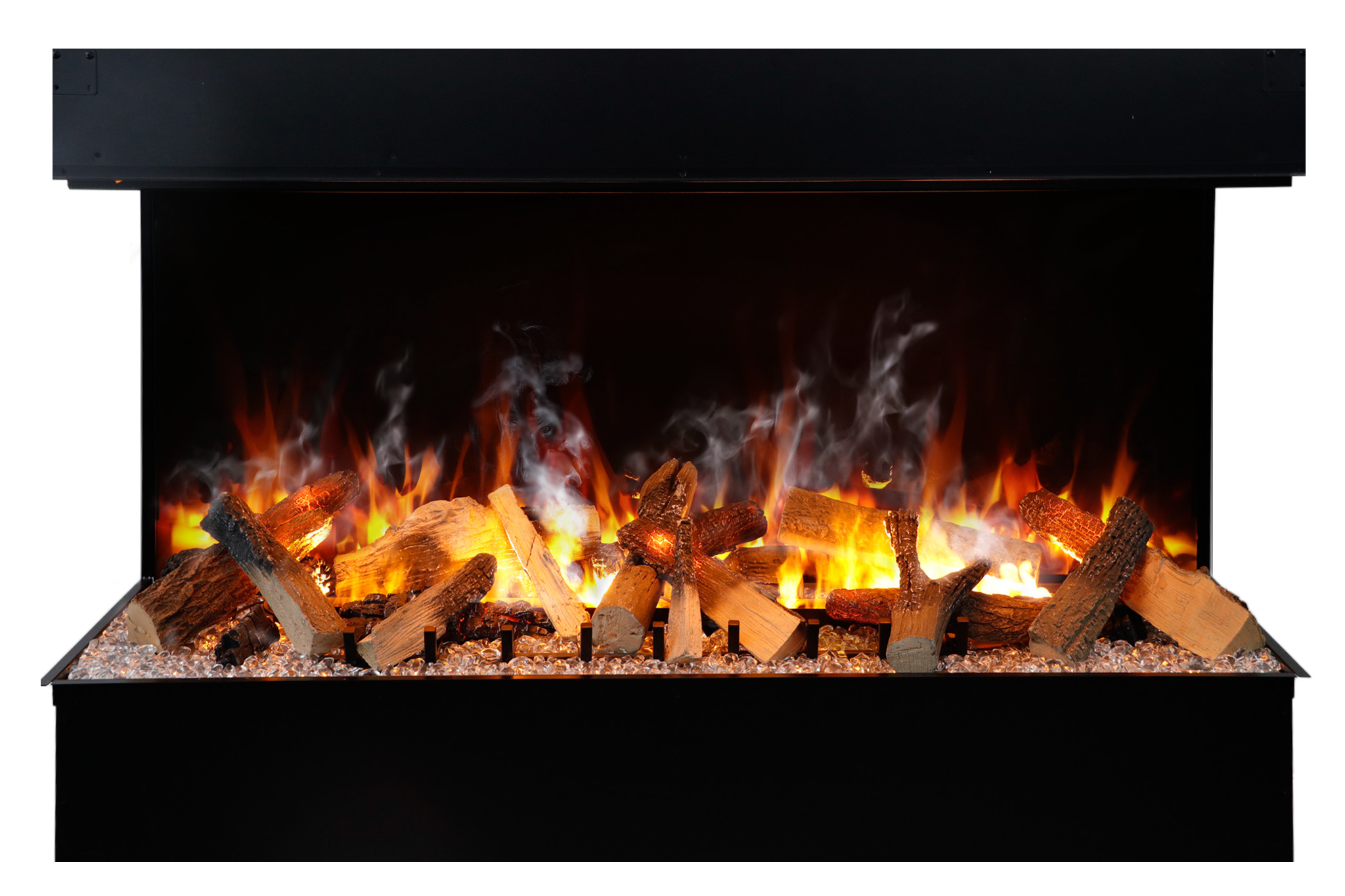 Amantii Signature 75" TruView Series 3-Sided Electric Fireplace