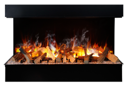 Amantii Signature 75" TruView Series 3-Sided Electric Fireplace