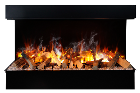 Amantii Signature 75" TruView Series 3-Sided Electric Fireplace