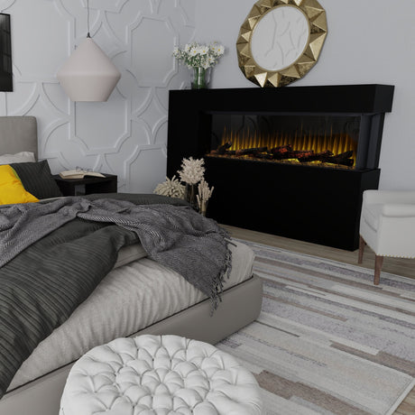 Dimplex Ignite Ultra 60" Linear Electric Fireplace In Bedroom - ULT60