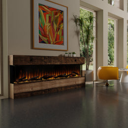 Dimplex Ignite Ultra 88 inch Linear Electric Fireplace flame detail