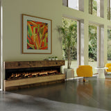 Dimplex Ignite Ultra 100" Linear Electric Fireplace In Living Room