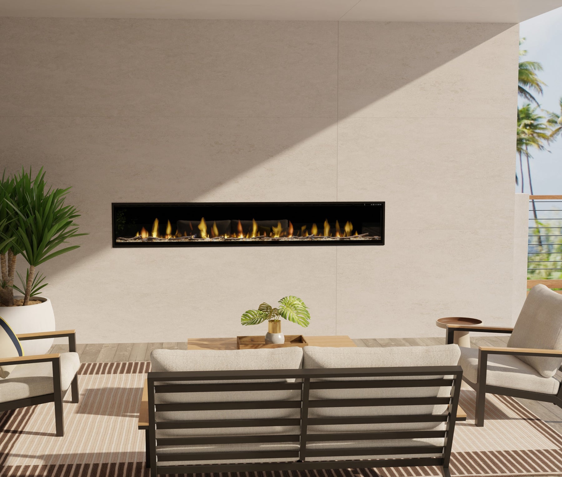 Dimplex IgniteXL 100 inch Electric Fireplace lifestyle view