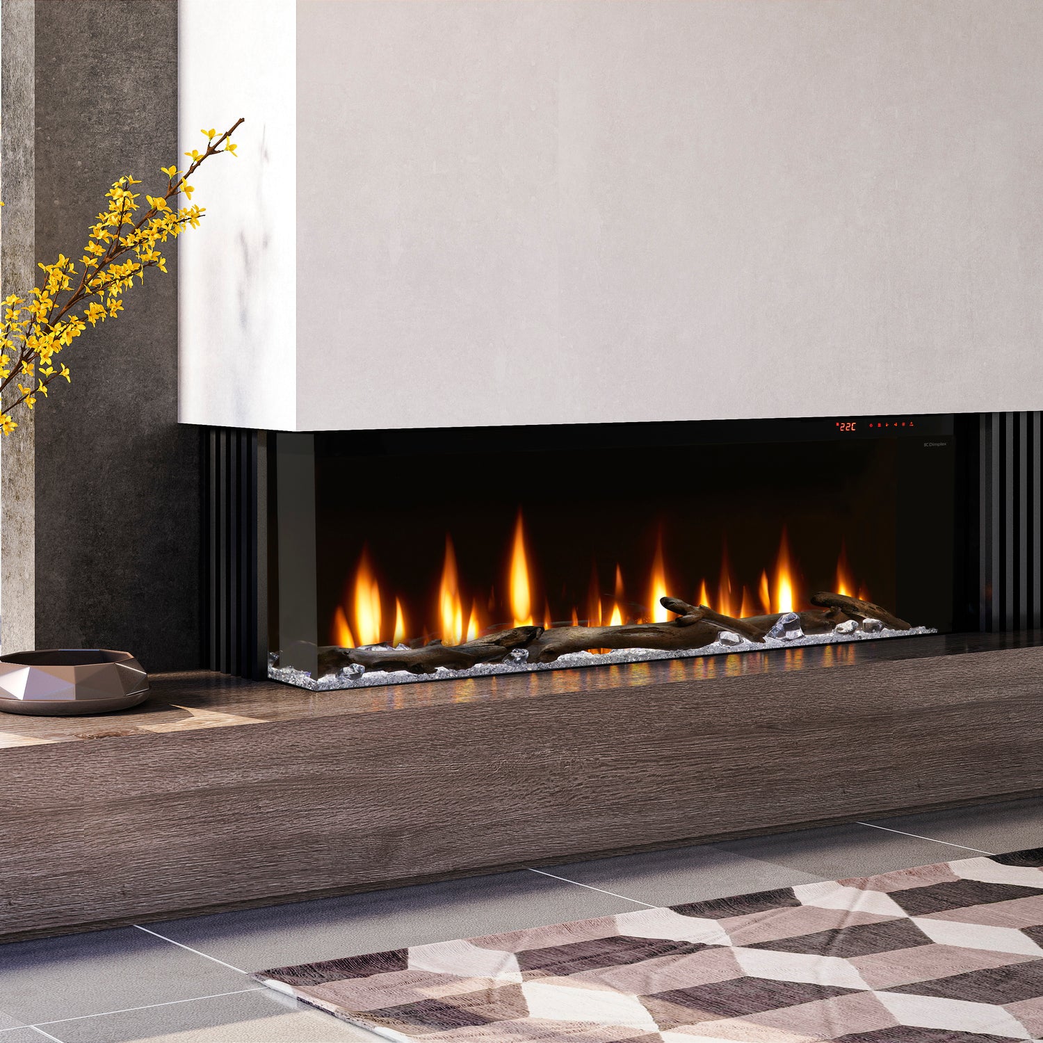 Ignite Bold 60" Linear Electric Fireplace
