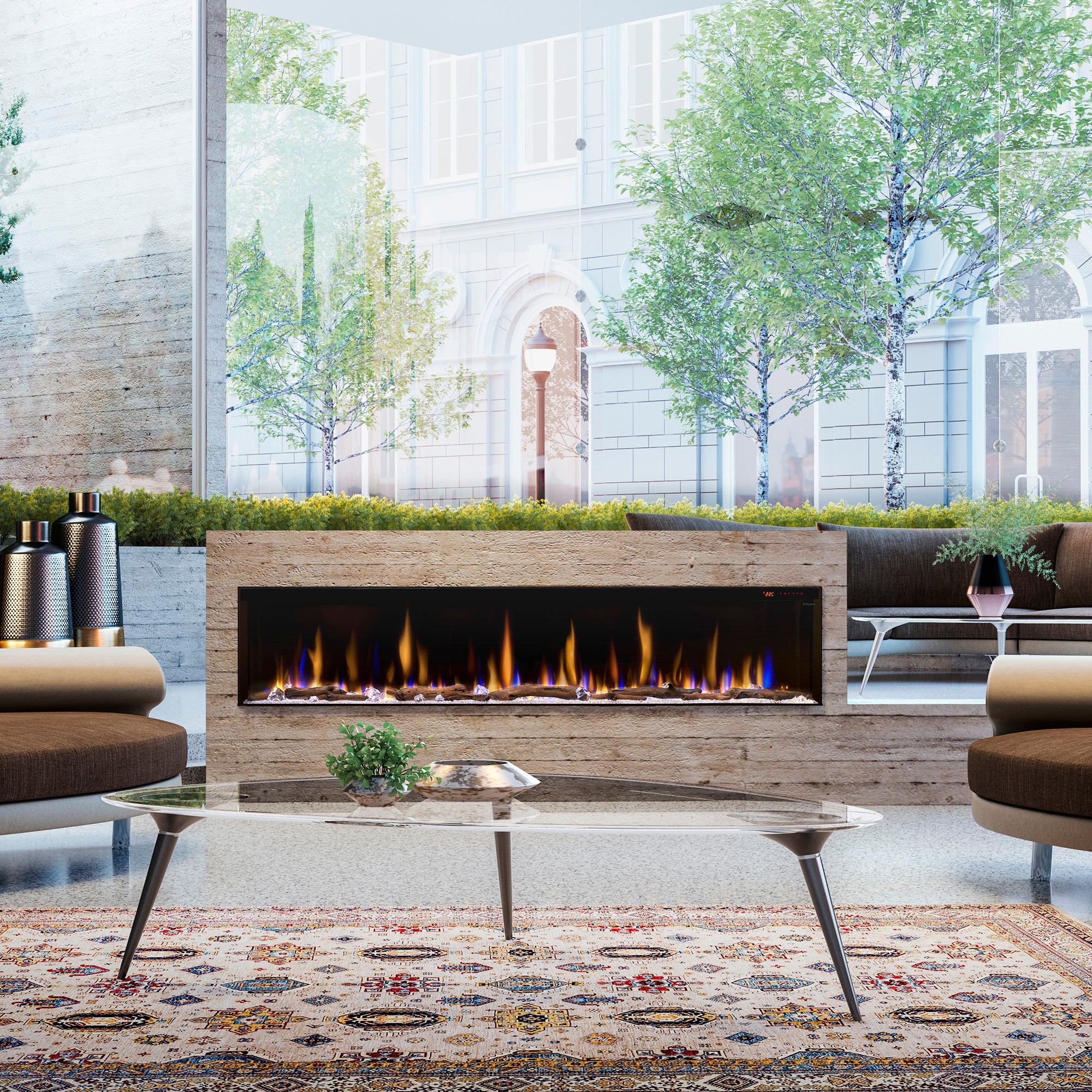 Electric fireplace lifestyle