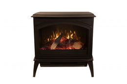 Amantii E70-HO Cast Iron Freestanding Electric Fireplace lifestyle view
