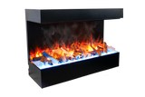 Amantii Signature 75" TruView Series 3-Sided Electric Fireplace - TRV-75-SIG