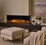 British Fires 48" The New Forest 1200 Black Edition Electric Fireplace