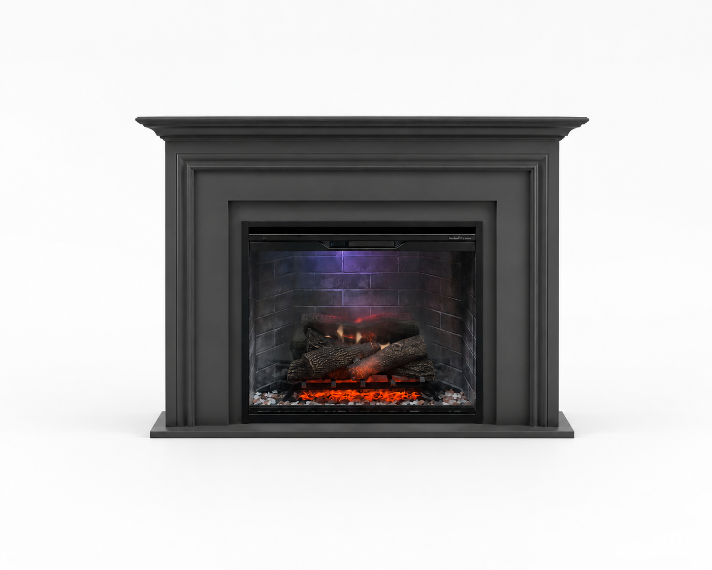 Ashford 54 inch Custom Electric Fireplace Mantel Package with Dimplex Firebox