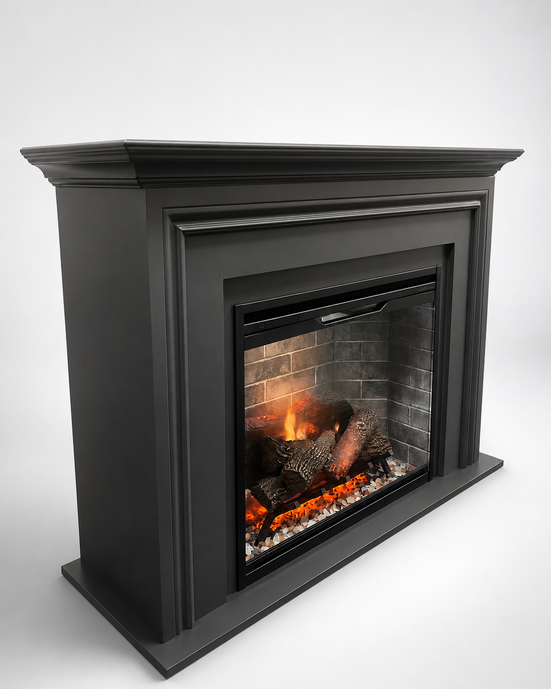 Ashford 54 inch Custom Electric Fireplace Mantel Package with Dimplex Firebox product image