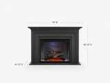 Ashford 54" Custom Electric Fireplace Mantel Package with Dimplex Firebox