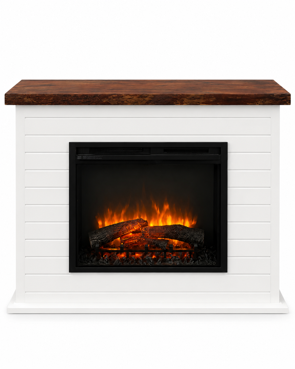 The Sebastian Custom Mantel in Shiplap