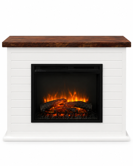 The Sebastian Custom Mantel in Shiplap
