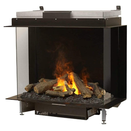 Dimplex Optimyst e-MatriX FEF3226L3 three-sided bay water vapor fireplace
