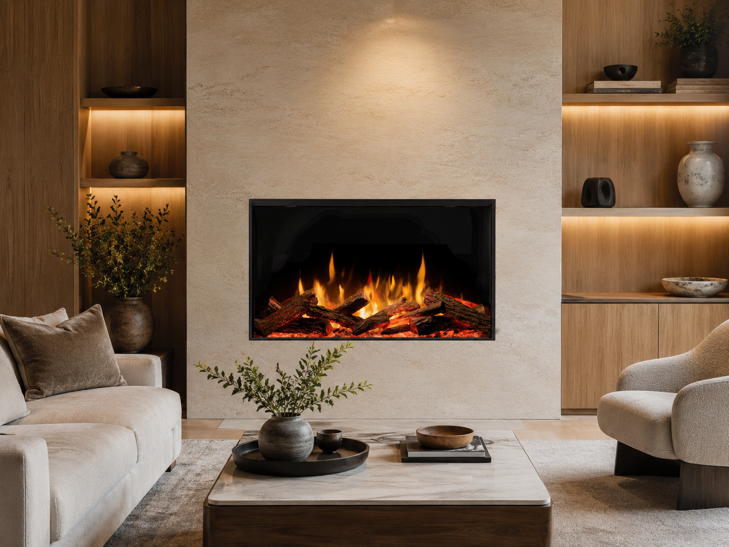 Electric fireplace lifestyle