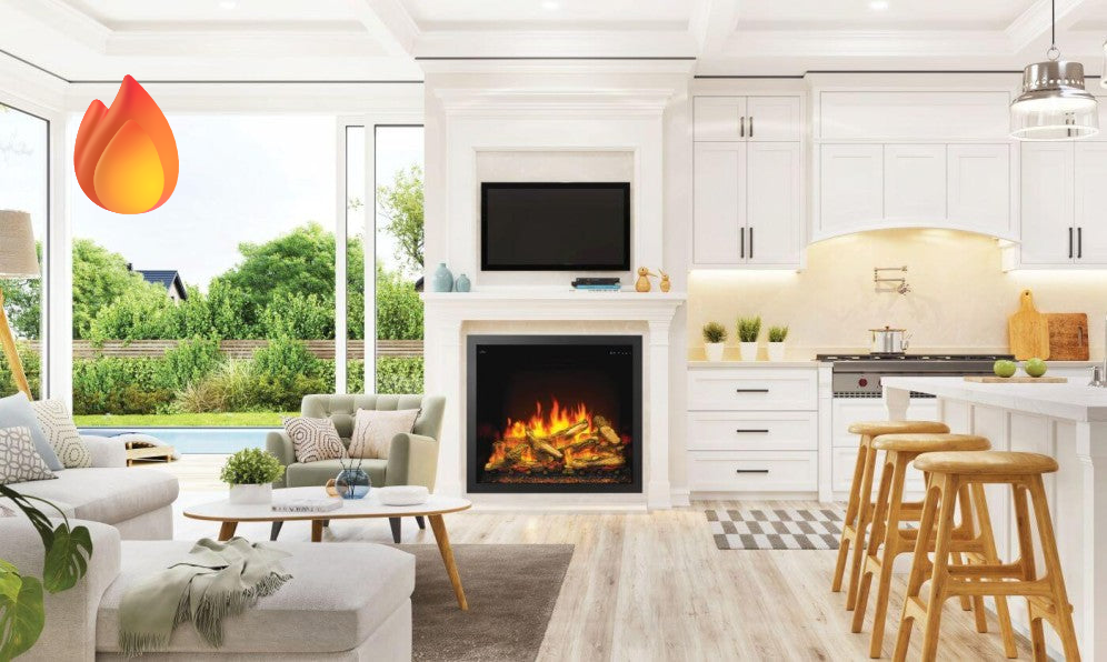 Napoleon 36" Elevation Built-In Electric Fireplace - NEFB36H-MF