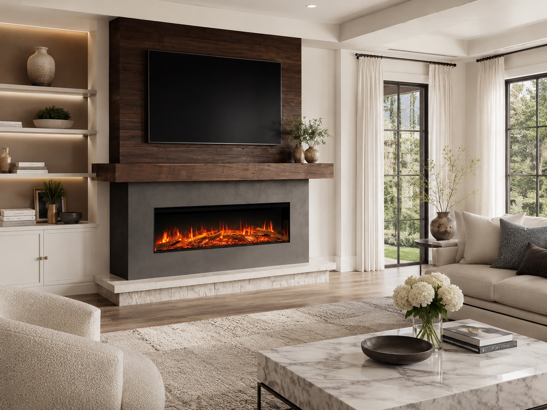 Regency Avita 64" Built-in 3-Sided Electric Fireplace - EXA160