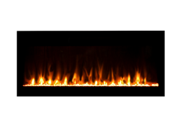 Amantii Evolution 36 inch Fire & Ice Linear Electric Fireplace flame detail