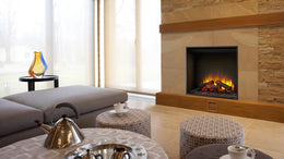 SimpliFire 30 inch Built-In Electric Fireplace flame detail