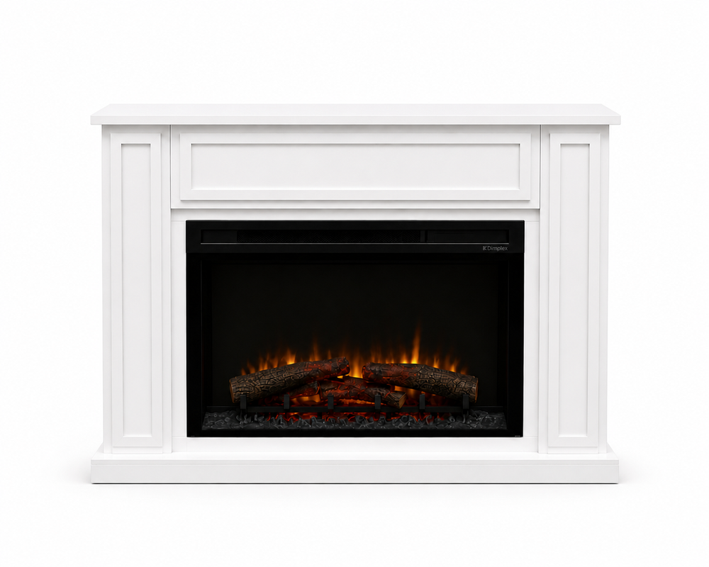 Lilyfield Custom Media Console in Benjamin Moore Cloud White