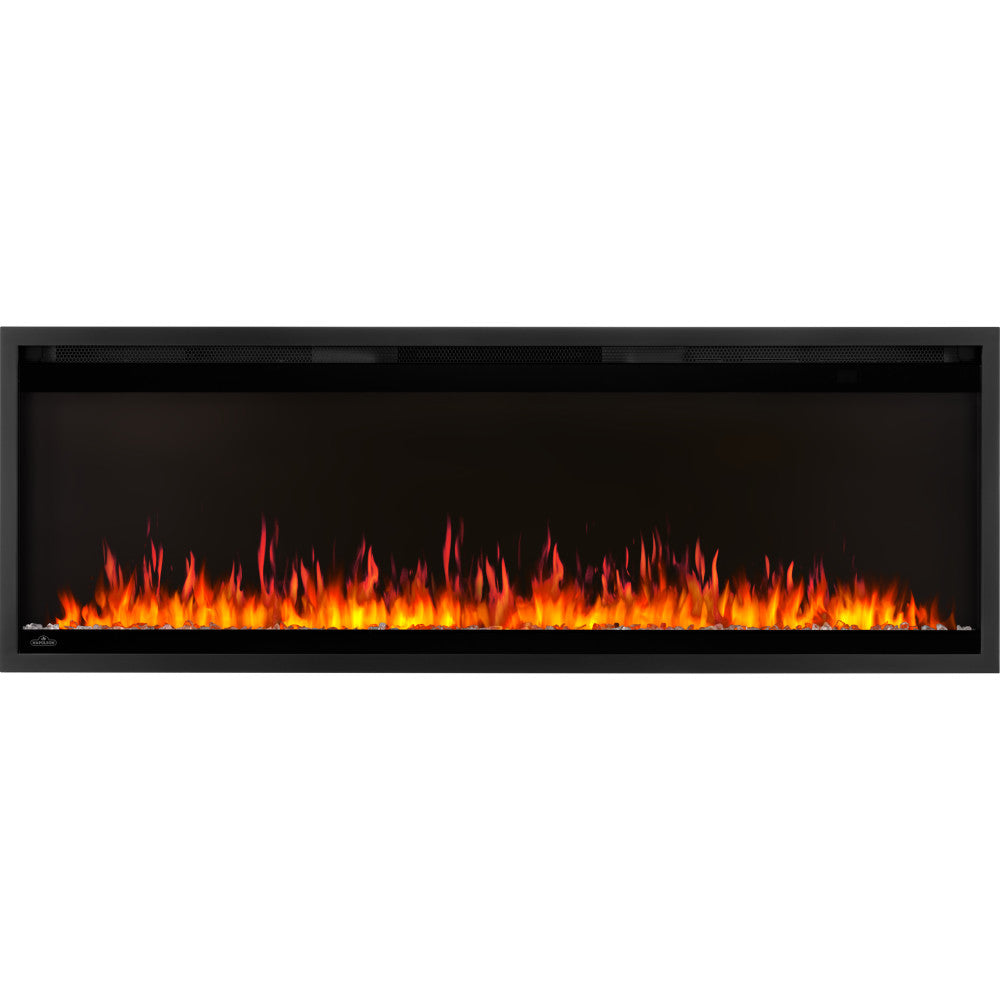 Napoleon Astound 50 SlimMount electric fireplace with clear glass media