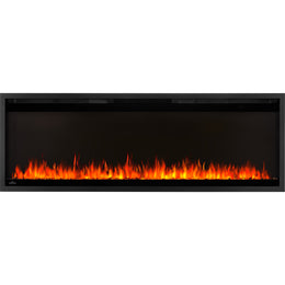 Napoleon Astound 50 SlimMount electric fireplace with Topaz media and orange flame