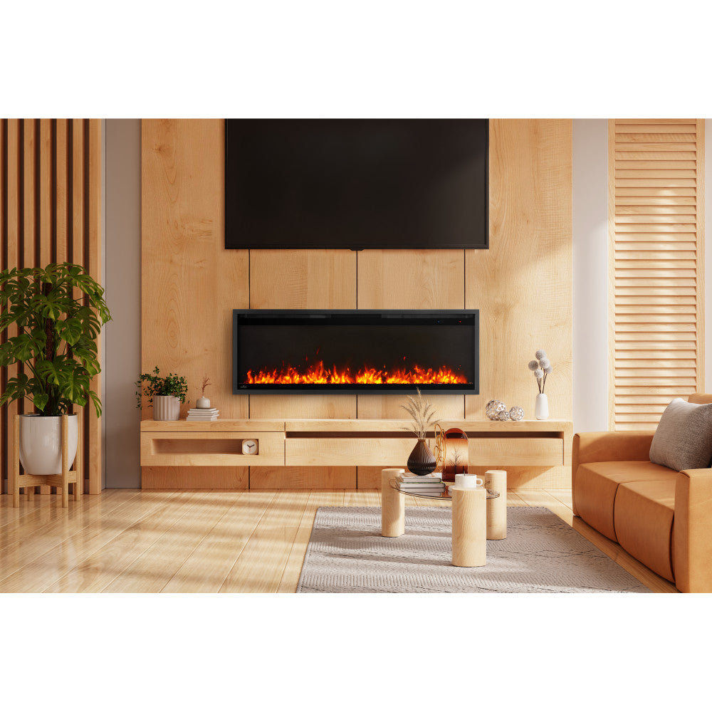 Napoleon Astound 50 SlimMount electric fireplace wall-mounted with Topaz media