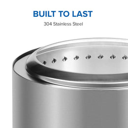 Napoleon Timberwolf stainless steel smokeless fire pit 304 stainless steel construction