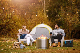 Napoleon Timberwolf 22-inch stainless steel smokeless fire pit outdoor lifestyle