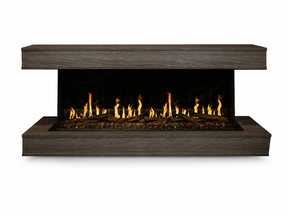 Modern Flames Driftwood Gray Floating Mantel for 52" Orion - WSS-OR52-DW
