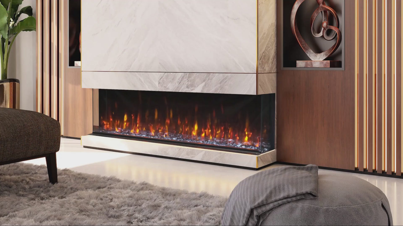 Kozy Heat Osseo 50" Linear Electric Fireplace - OSO-E50