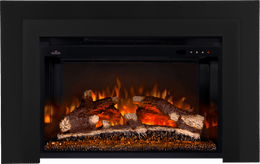 Napoleon Rosedale 3 29-inch electric fireplace with black surround